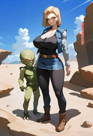Android 18 Birth Saibaimans Child | Dragon Ball Z