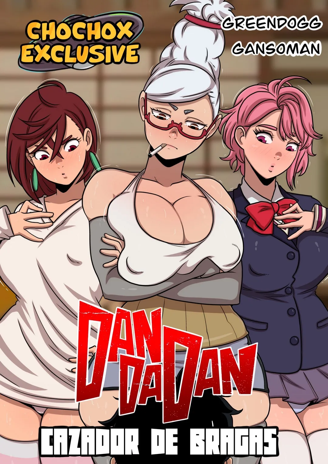 Comics Porno Cazador de Bragas – DanDaDan – Greendogg en Español