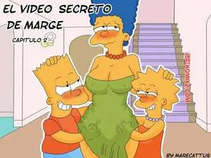 Comics Porno El VIDEO SECRETO de MARGE | Los Simpson en Español
