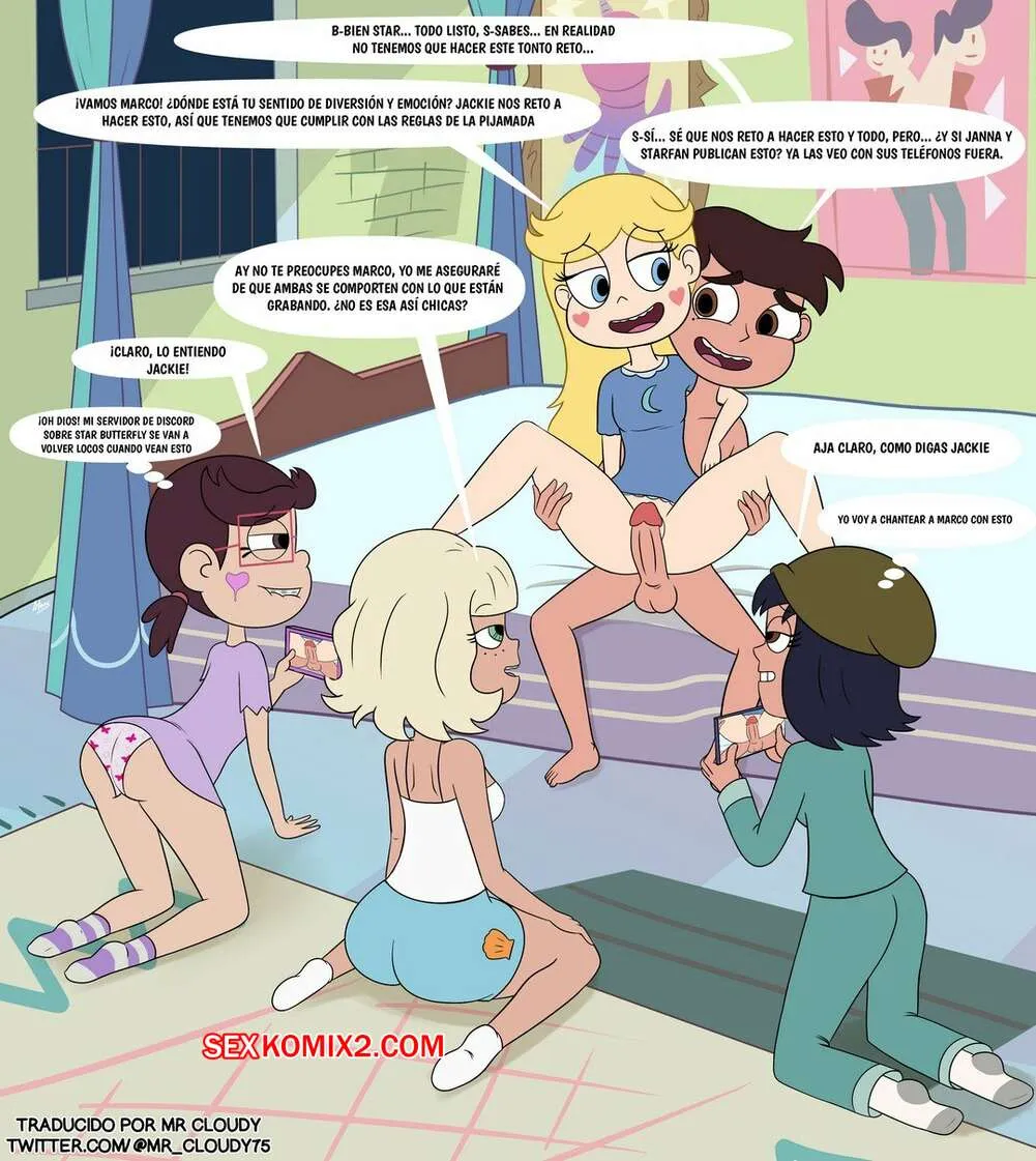 Comics Porno Spicy Sleepover Dares | AtnogH en Español