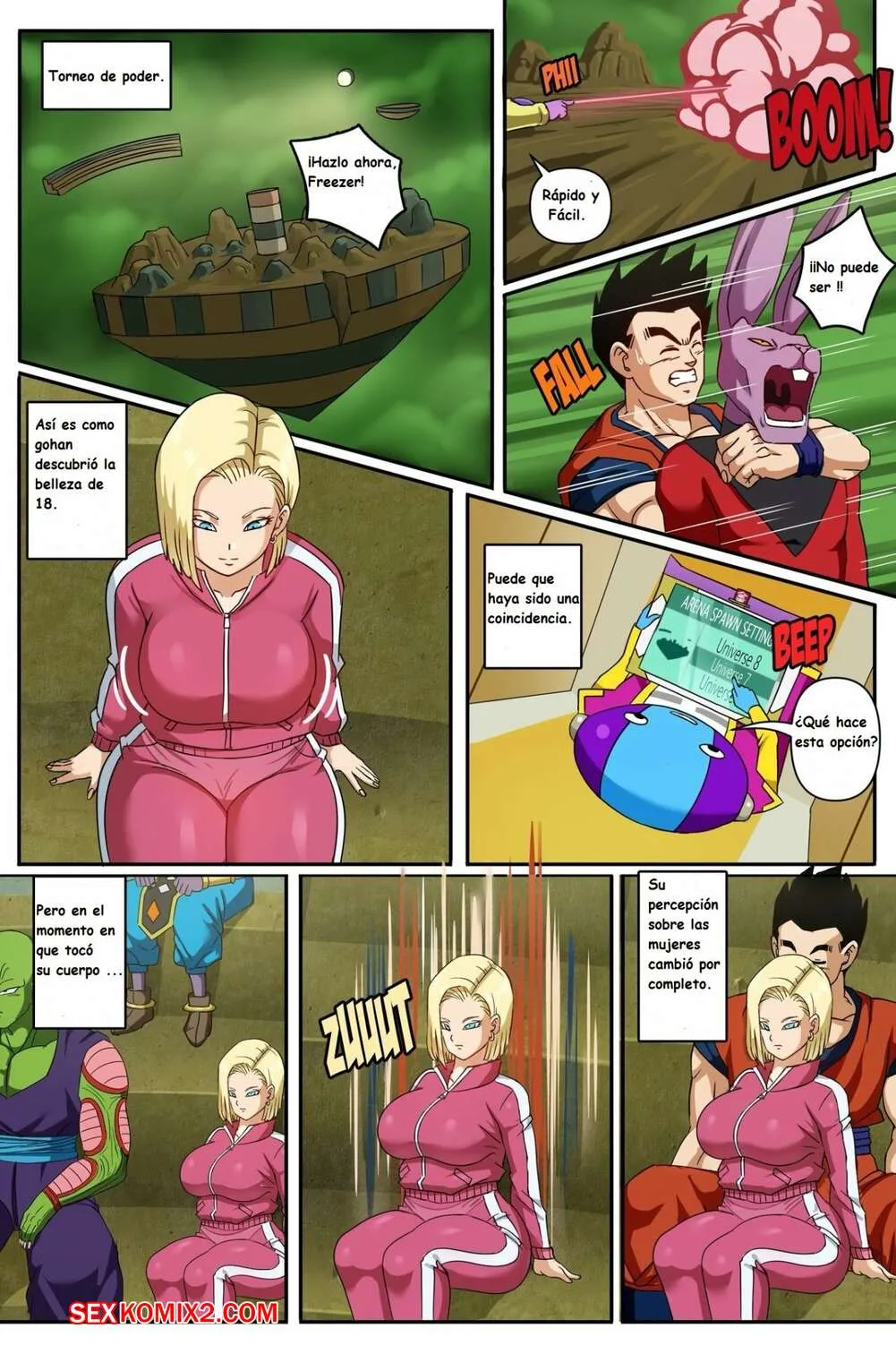 Comics Porno Android 18 y Gohan 2 - Dragon Ball Z - 1#