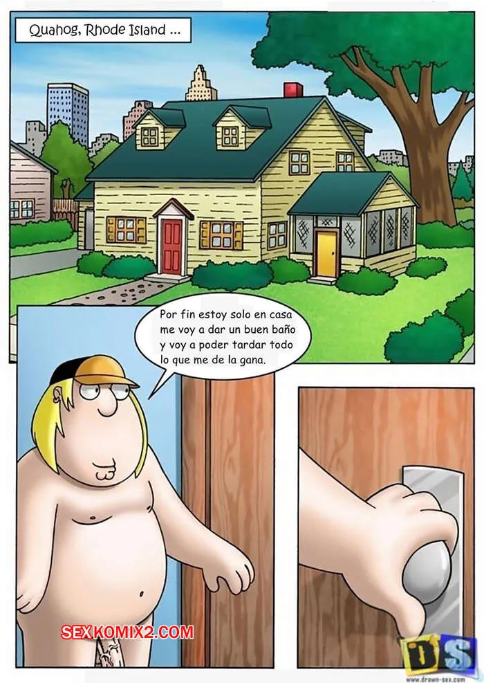 Comics Porno CHRIS y MEG Solos en Casa - Drawnsex - 1#