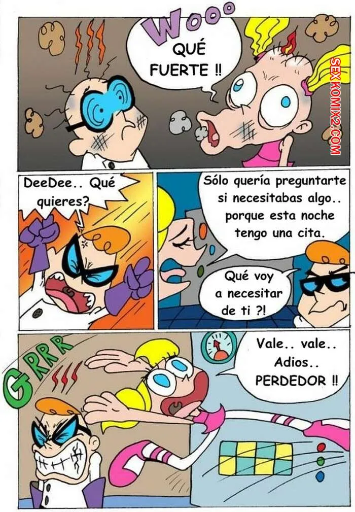 Comics Porno El Momento mas Genial de DEXTER (El Laboratorio de Dexter) - 1#