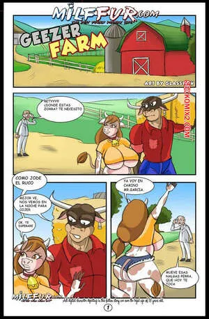 Comics Porno GEEZER FARM Parte 1 – Milffur en Español