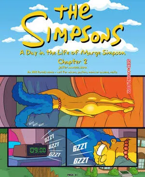 Comics Porno Los Simpson – Un Dia en la Vida de MARGE – Parte 2 (Blargsnarf) en Español