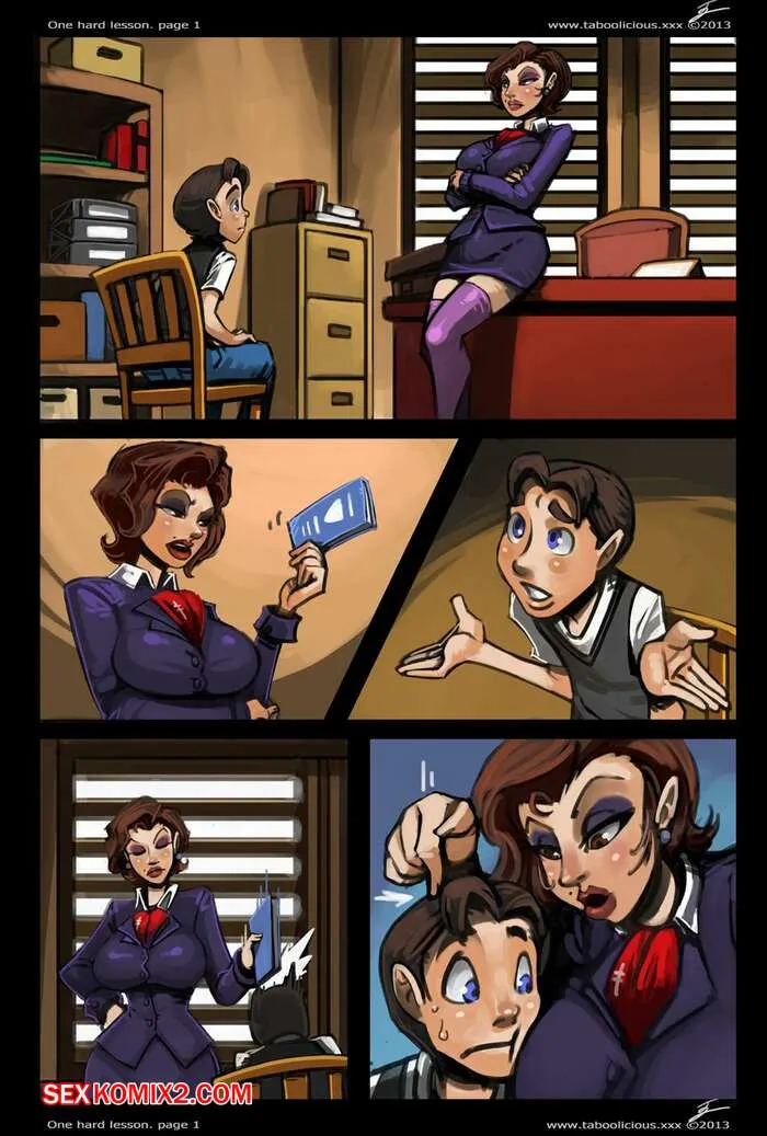 Comics Porno One HARD LESSON - Taboolicious - 1#