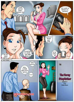 Comics Porno The Horny STEPFATHER – Melkor Mancin en Español
