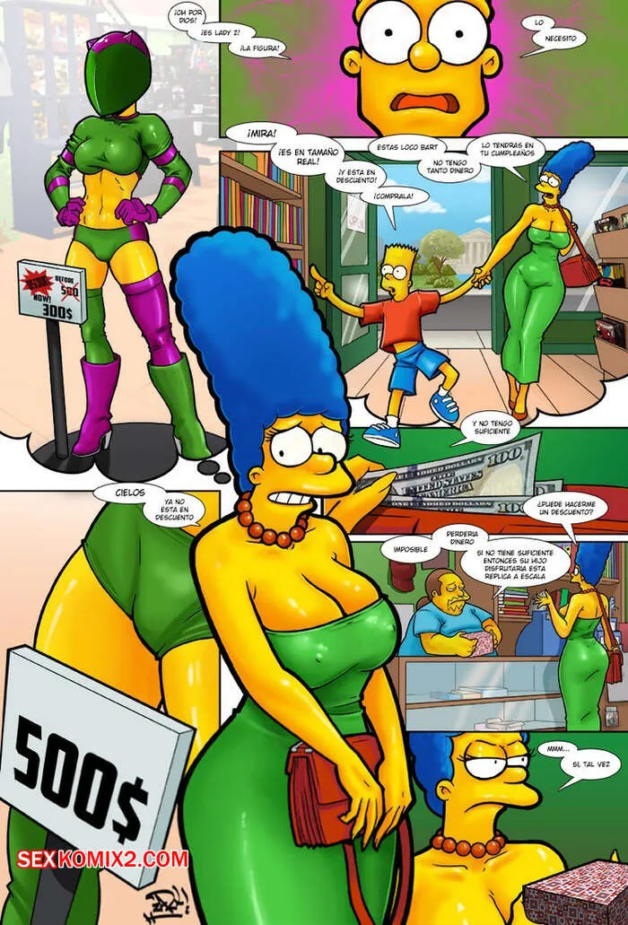 Comics Porno El REGALO - Bart X Marge [Los Simpson] - 1#