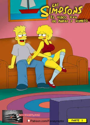 Comics Porno El Video XXX de MARGUE y HOMERO – Ferozyraptor (Los Simpson) en Español