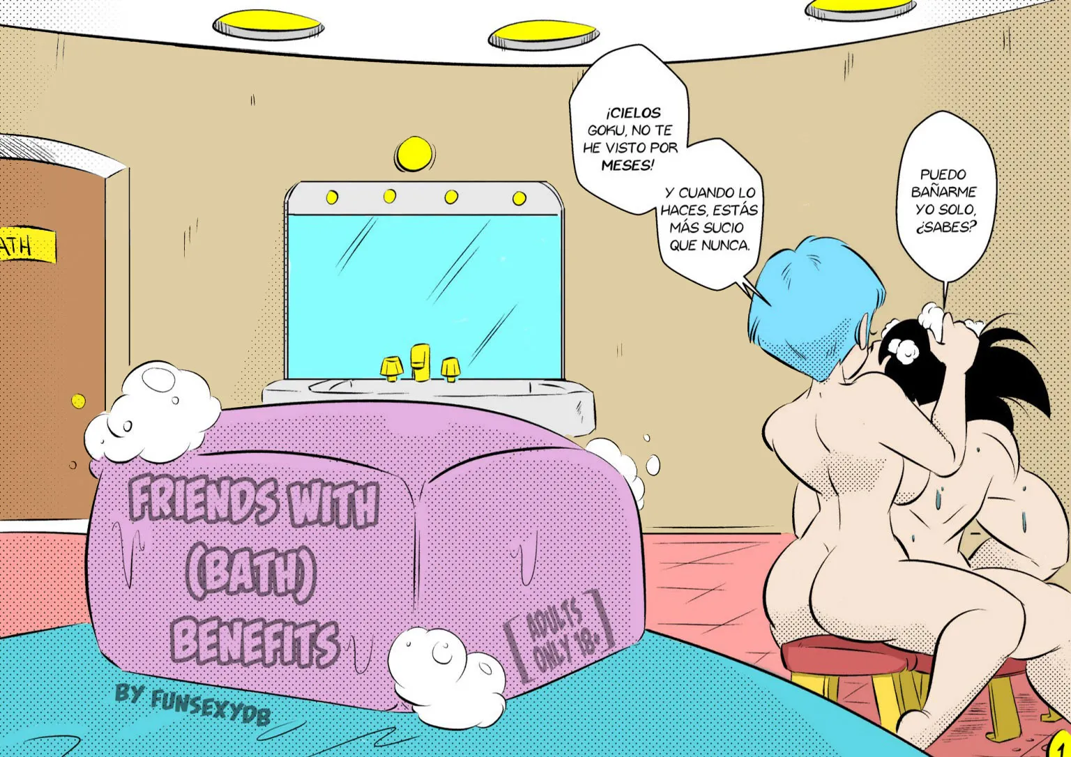 Comics Porno [FunsexyDB] Bulma X Goku – Friends With Benefits (Dragon Ball Z) en Español