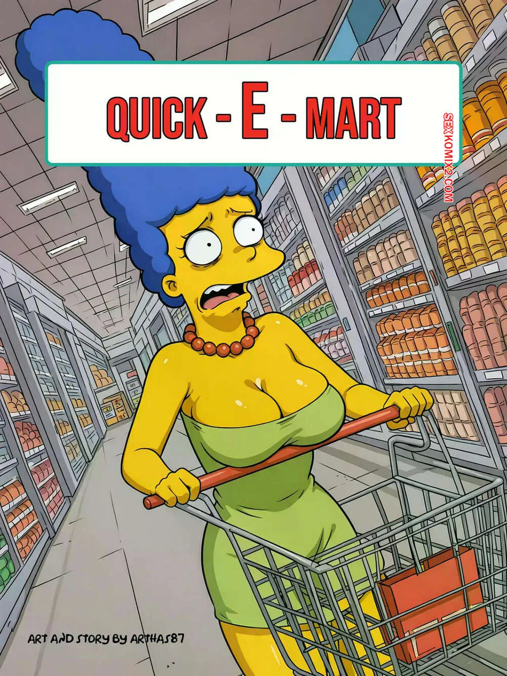 Comics Porno Marge - Quick E MART (Ventzx) [Los Simpson] - 1#