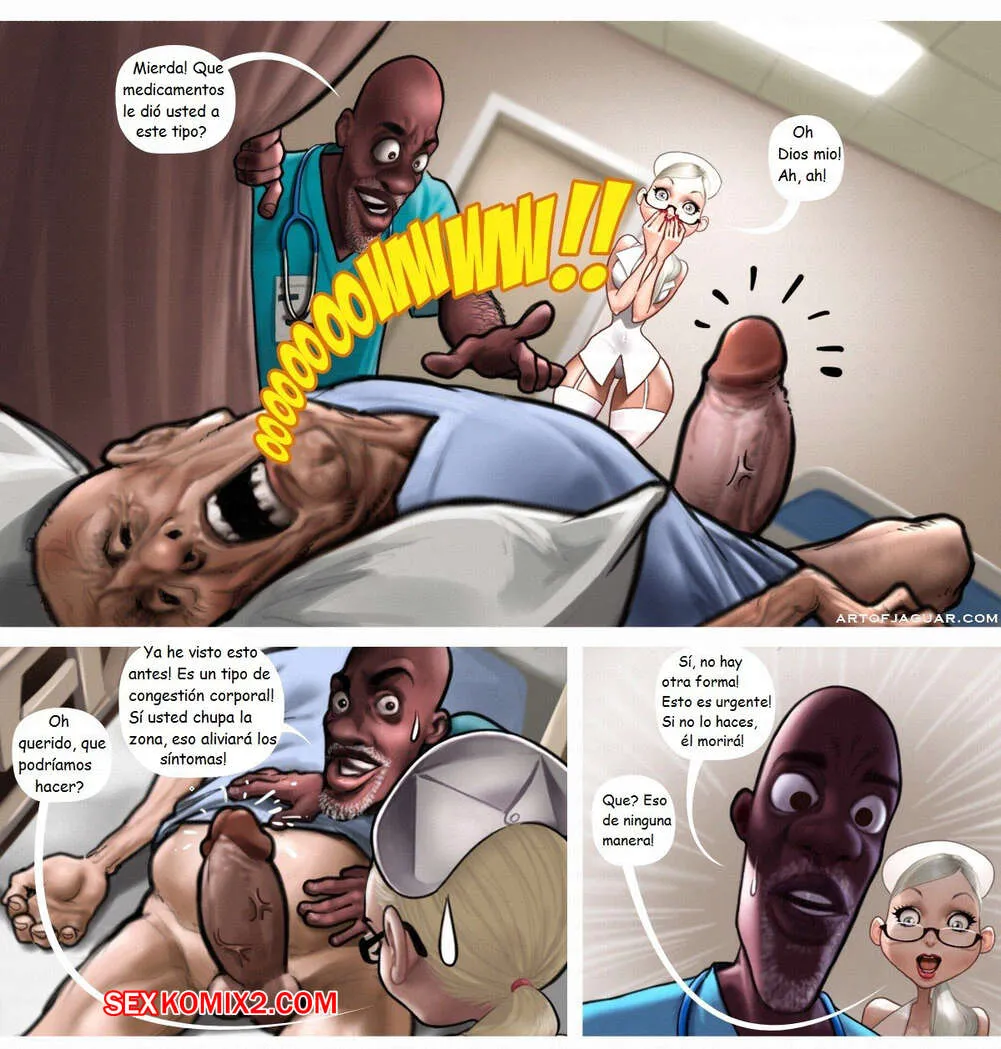 Comics Porno Night NURSE - Art of Jaguar - 1#