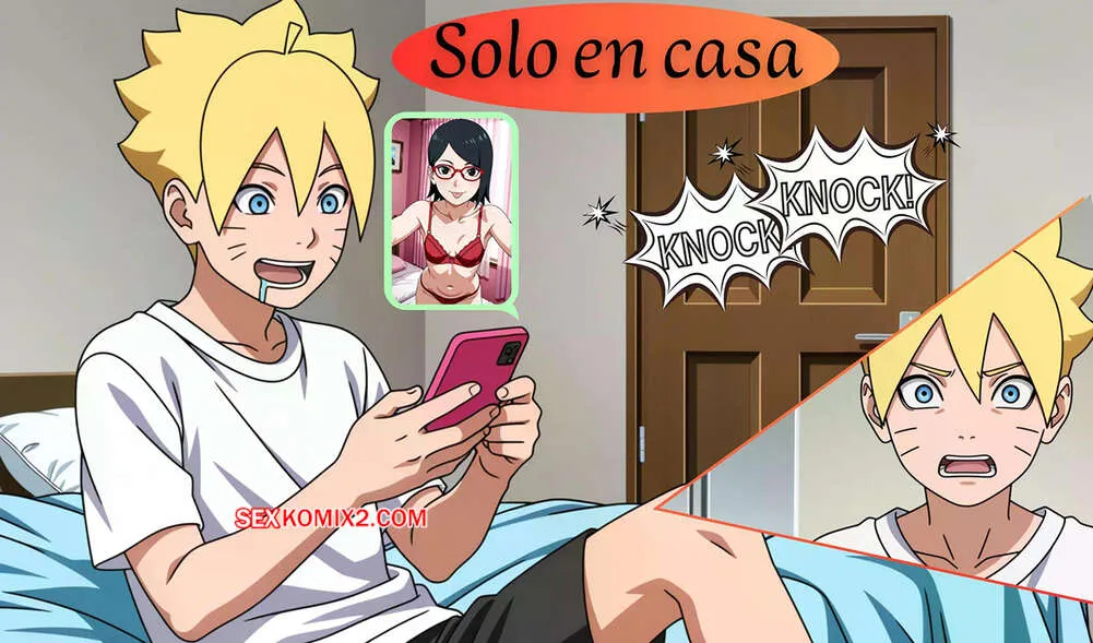 Comics Porno SOLO en CASA - SaradaART - 1#