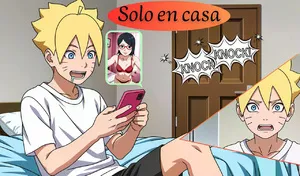 Comics Porno SOLO en CASA – SaradaART en Español