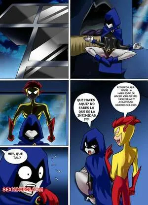 Comics Porno TEEN TITANS – Raven vs Flash (Palcomix) en Español