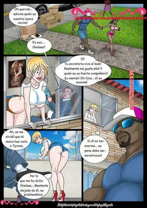 Comics Porno The New NEIGHBOR – Parte 1 (Interracialcomicporn) en Español