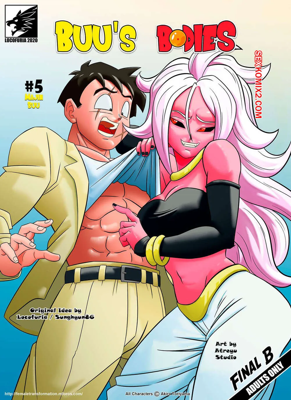 Comics Porno [DRAGON BALL Z] UUS BODIES! Parte 5 (Locofuria) - 1#