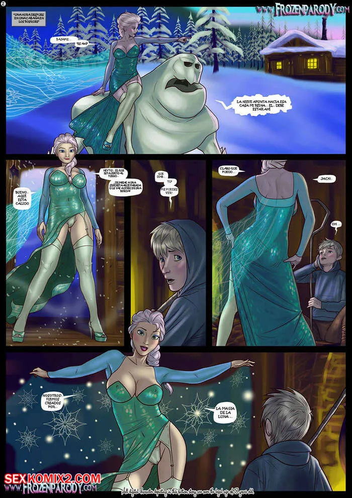 Comics Porno ELSA Meet Jack (Frozen Parody) - 1#