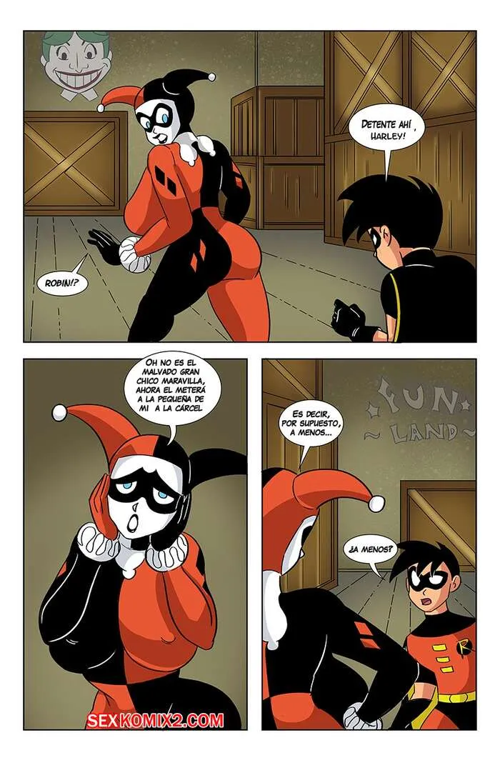 Comics Porno HARLEY and ROBIN in the deal (Glassfish) - 1#