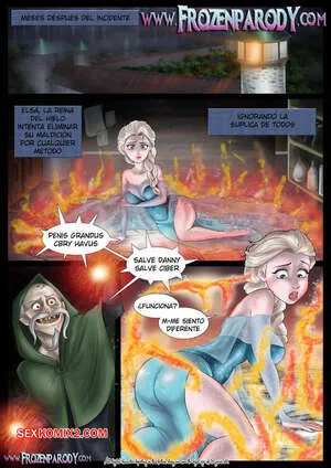 Comics Porno La Maldicion de ELSA  (Frozen Parody) en Español