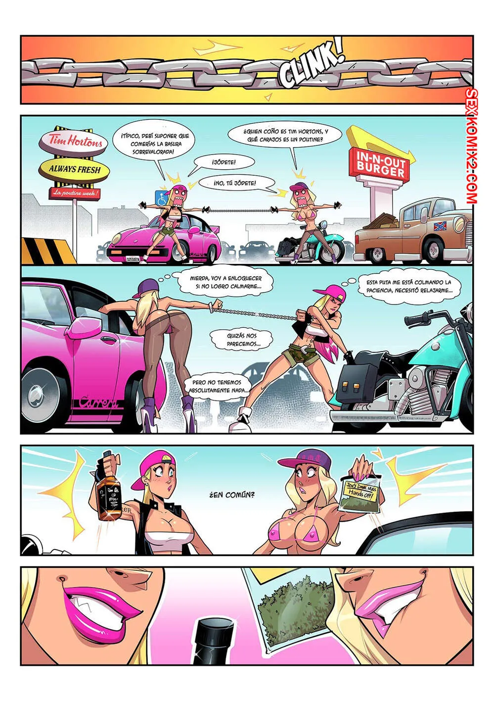 Comics Porno JEN and AMBER dont get along (Cherry Mouse Street) - 5#