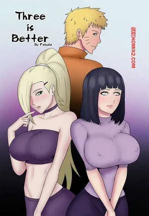Comics Porno NARUTO – THREE is BETTER (Felsala) en Español