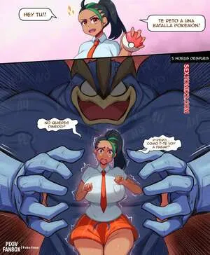 Comics Porno Nemona x MACHAMP (Fake Face) en Español