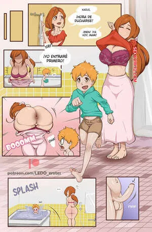 Comics Porno ORIHIME x KAZUI! bath time (LEDO) en Español