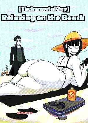 Comics Porno Relaxing on the Beach (TheImmortalGuy) en Español