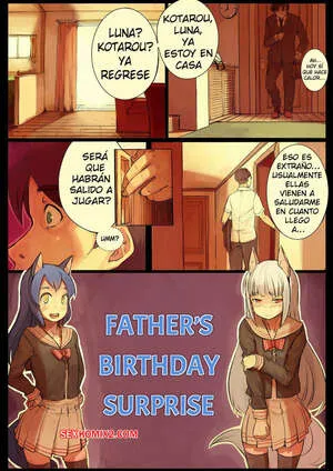Comics Porno FATHERS Birthday Surprise (Faustsketcher) en Español