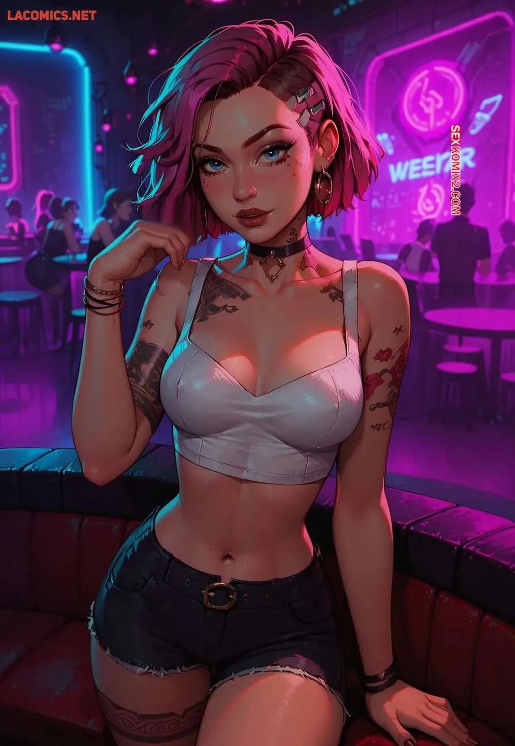 Comics Porno Judy at the Club - LowFireStudios - 1#
