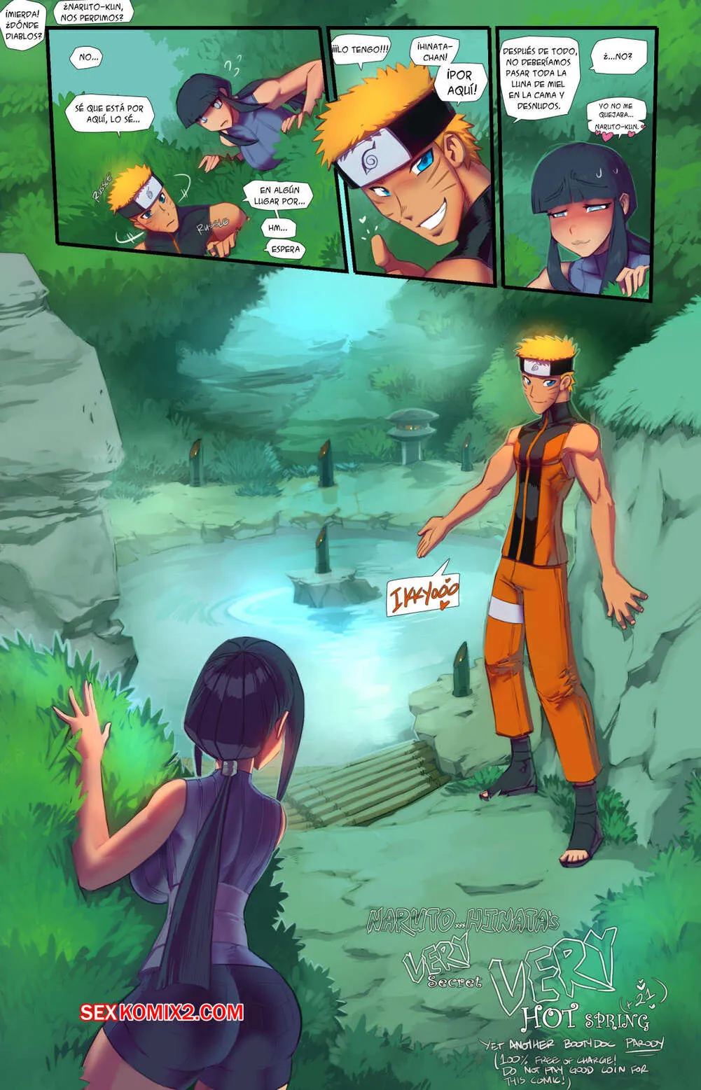 Comics Porno NARUTO x HINATA Very Secret Very Hot Spring (Fred Perry) - 1#