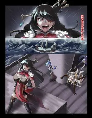 Comics Porno Ning Guang and Bei Dou en Español