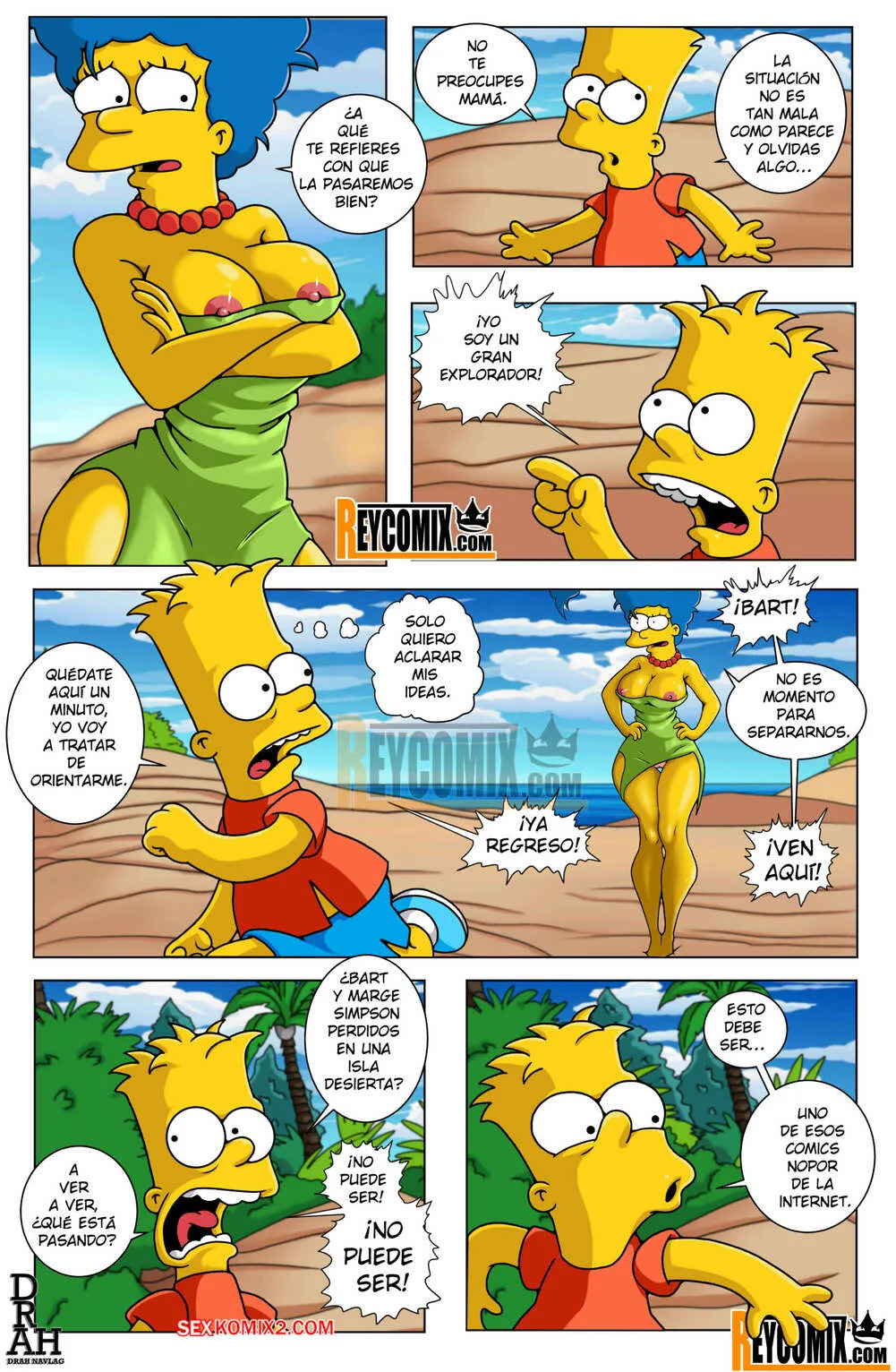 Comics Porno Los Simpsons Paraiso (ReyComiX) - 6#