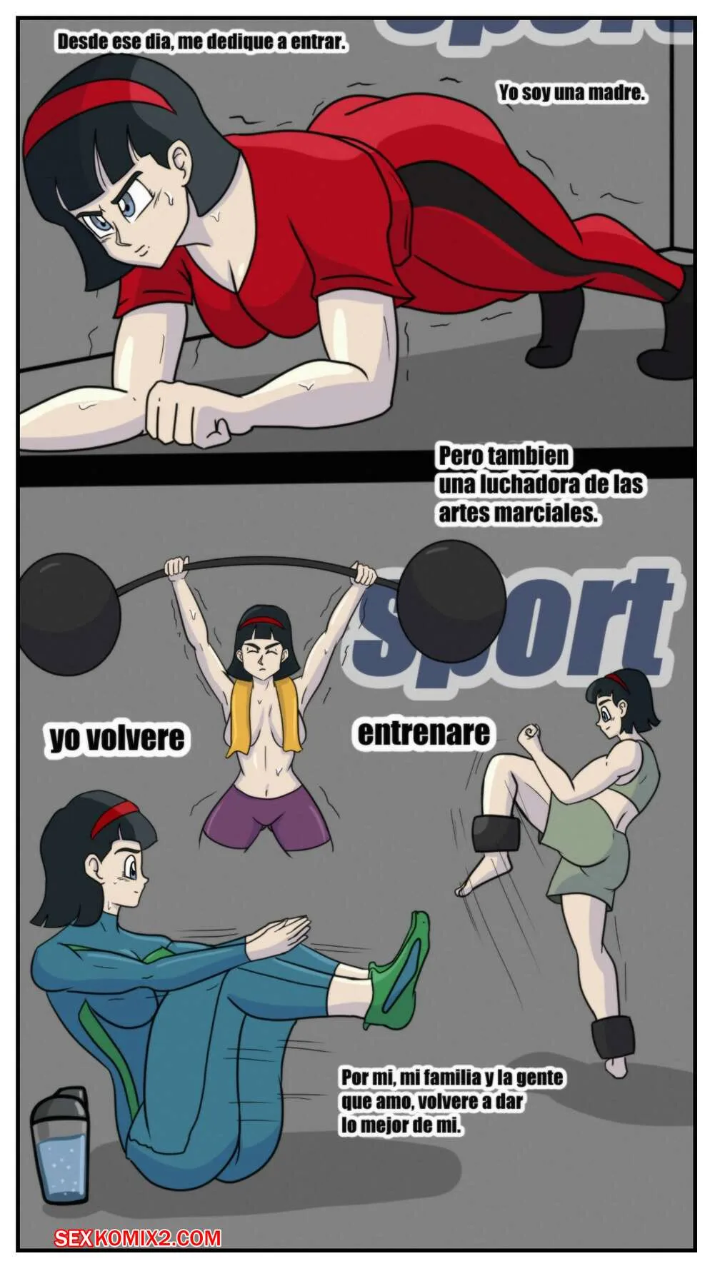 Comics Porno Dragon Ball -  VIDEL Training (Impshyrus) - 1#