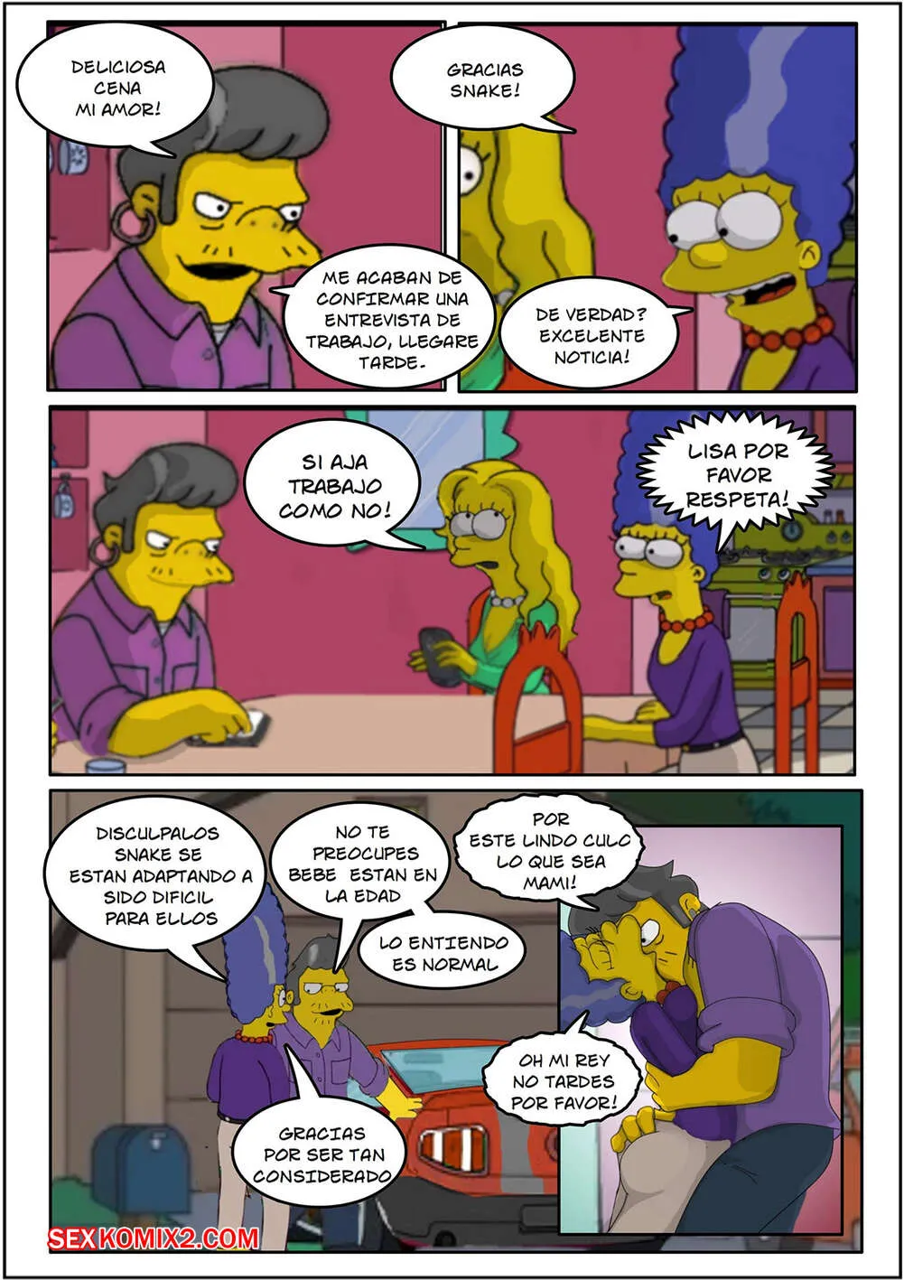 Comics Porno Los Simpson  - SNAKE Parte 1 [Itooneaxxx] - 1#