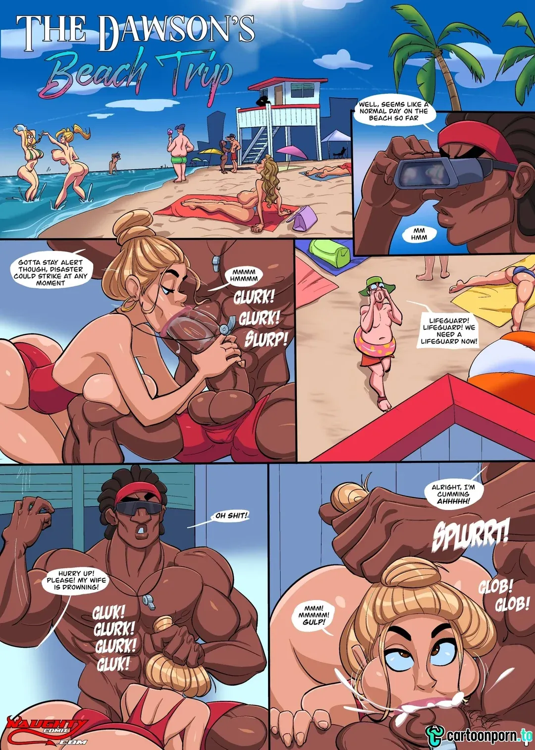 Comics Porno The Dawson’s Beach Trip [NaughtyComix] en Español