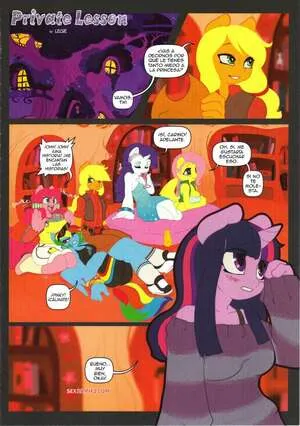 Comics Porno PRIVATE Lesson Leche en Español
