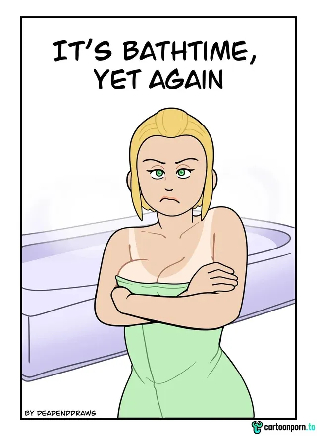 Comics Porno Bathtime, Together! [DeadEndDraws] - 1#