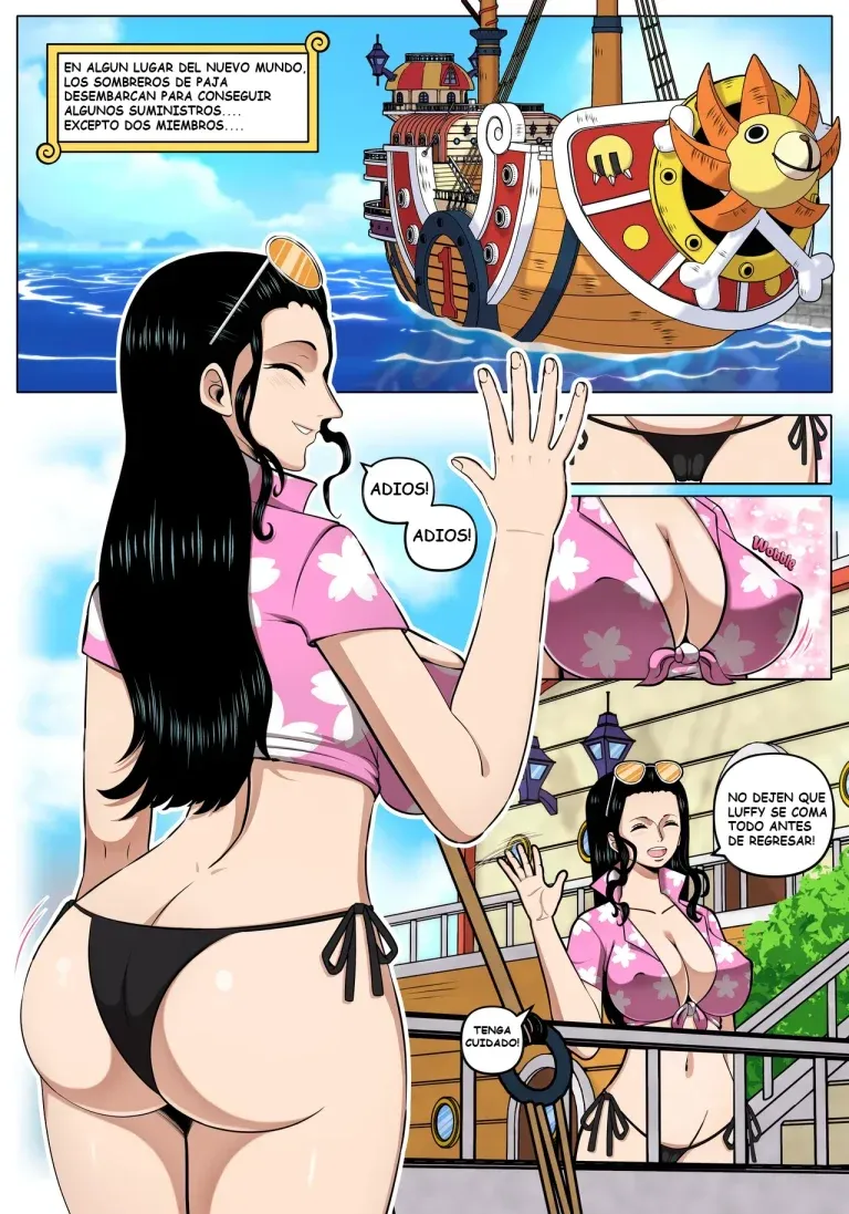 Comics Porno [John Doe] Robin x Zoro (One Piece) - 1#