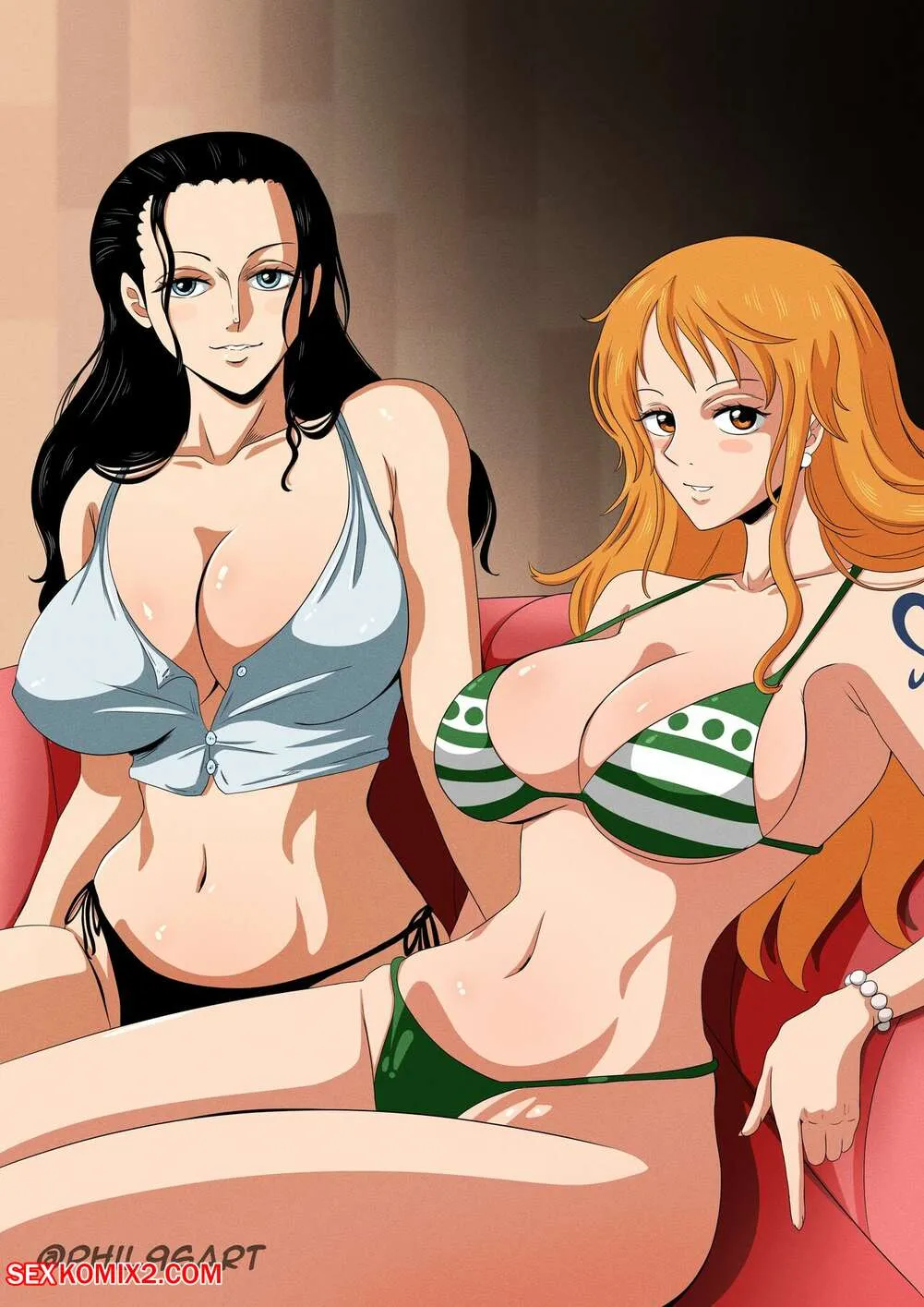 Comics Porno One Piece - Nami and Robin Comic - Phil96art - 1#