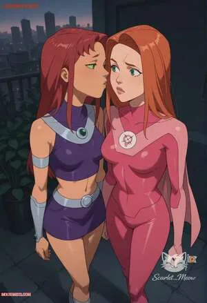 Comics Porno Starfire x Atom Eve Scarlet Meow en Español