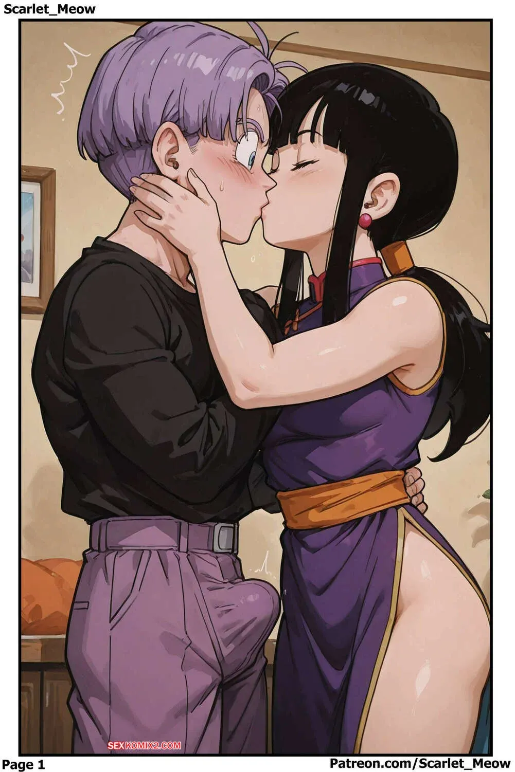 Comics Porno GOKUS Absence Parte 8 - Scarlet Meow - 1#