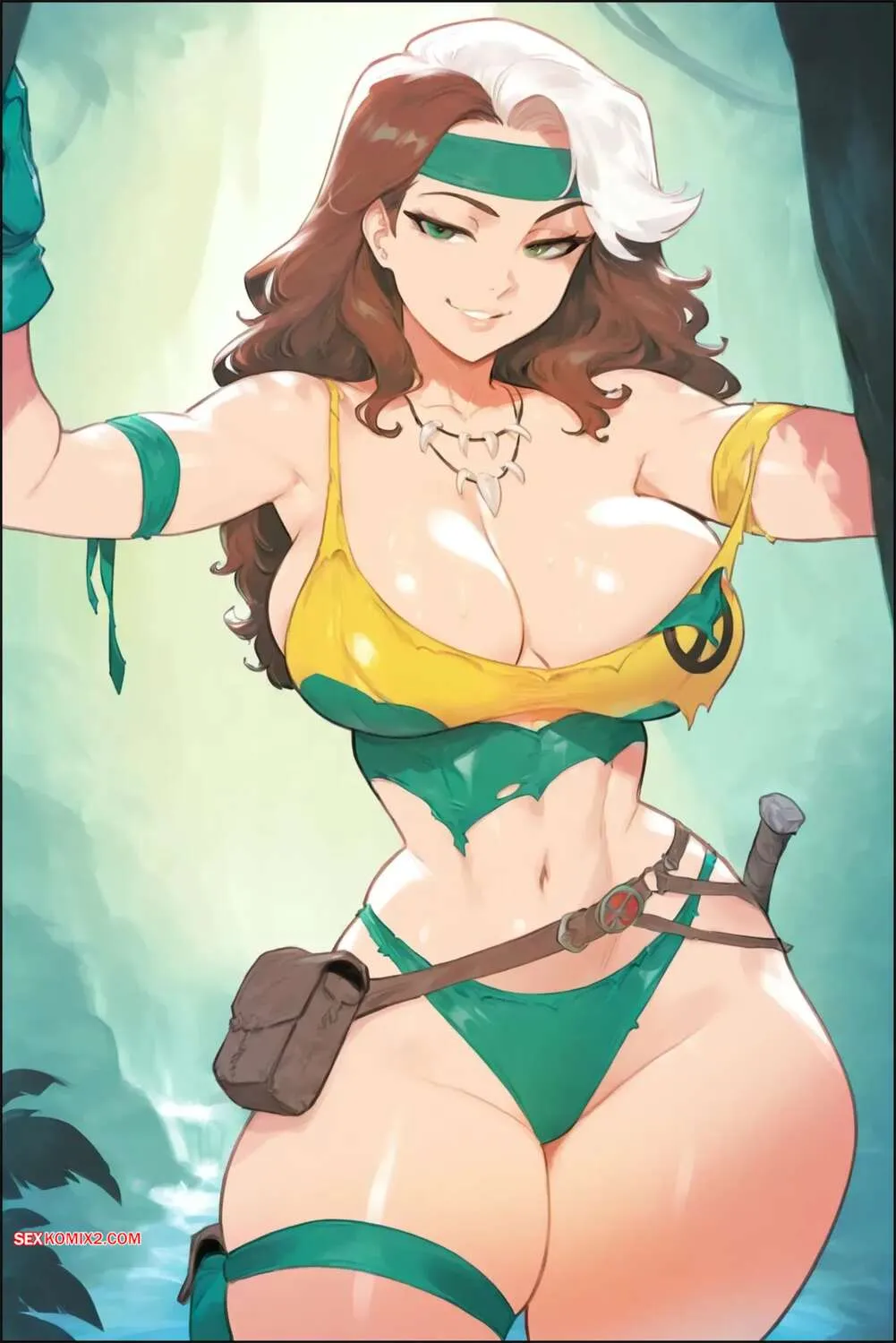 Comics Porno Rogue Savage Land (Milfanimee) - 1#