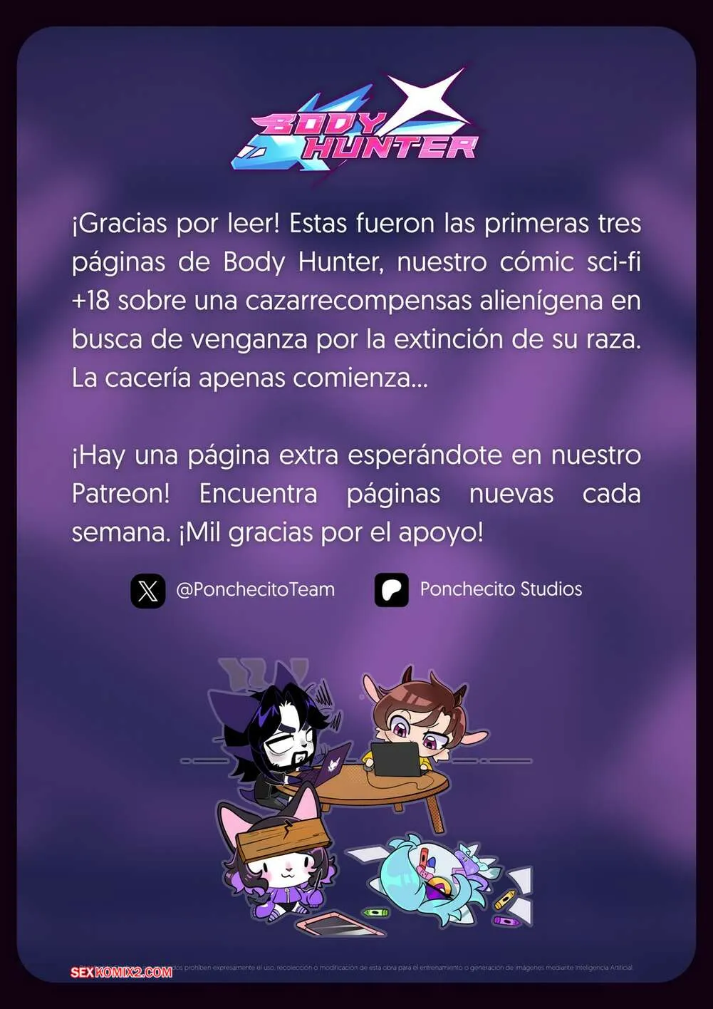 Comics Porno Body Hunter - Ponchecito Studios - 5#